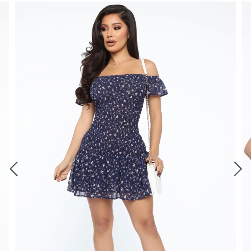 FashionNova mini floral dress casual